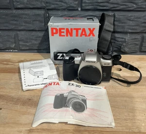 Pentax ZX-30 35mm SLR Film Camera Body With Box & Manual - Picture 1 of 21