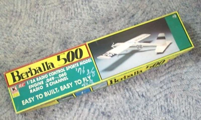 Kyosho Berballa 500 WS:35.433in049 Class Airplane Vintage Balsa Assembly Kit f/s - Image 1 of 4