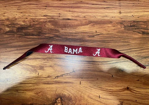 University of Alabama Croakies XL Sunglasses Straps Roll Tide Bama Crimson Cover
