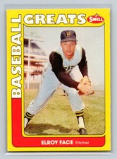 1991 Swell Baseball Greats #28 Roy Face Pittsburgh Pirates Baseball Card