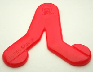 Seltene 1979 Ronald McDonalds Plastik werfen fliegende Untertasse Happy Meal Spielzeug neu aus altem Lagerbestand unbenutzt - Bild 1 von 5