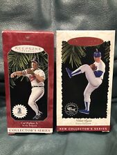 1996-98 Hallmark Keepsake Ornament MLB At The Ballpark Cal Ripken Jr. Nolan Ryan