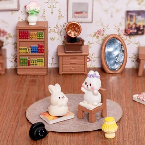 13 pezzi Studio retrò decorazioni per la casa delle bambole fai da te  - Foto 1 di 12