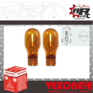 Light Bulb - Amber - 12v 16w 921A WY16W W2.1x9.5d Capless Wedge - Indicator  x2 - Picture 1 of 1