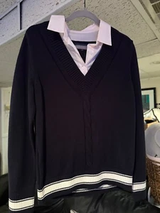 Tommy Hilfiger Women's Collared sweater (NEW, Size M) - Picture 1 of 2