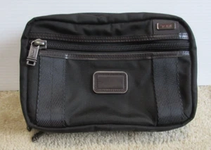 Tumi 222391HK2 Alpha Bravo Riley Black Travel Toiletry Kit Hanging Pouch - Picture 1 of 12