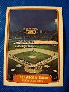 1982 FLEER 1981 BASEBALL ALL STAR GAME CARD #628 CLEVELAND OHIO MUNICIPAL  - Picture 1 of 2