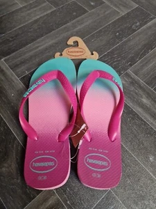 Limonada Rosa Havaianas 37/38 Reino Unido 4-5 Nuevo En Caja #M4 - Imagen 1 de 4