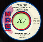 PAUL PEEK (Waikiki Beach / Gee But I Miss That Girl) ROCK  45 RPM  RECORD