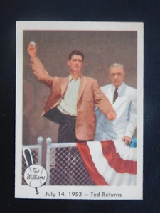 Fleer Baseball 1959 Ted Williams #48 Ted Returns (Nuevo) Set Break - Imagen 1 de 2