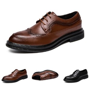 Mens Oxfords Wing Tip Carved Business New Pointy Toe Brogue Leather Shoes Casual