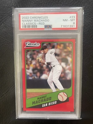 2022 Chronicles Manny Machado San Diego Padres /100 PSA 8 NM-MT HOT!! - Image 1 of 4