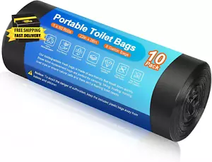 80 Portable Toilet Bags, Camping Toilet Bags, Biodegradable Porta Potty Bags, Th - Picture 1 of 7
