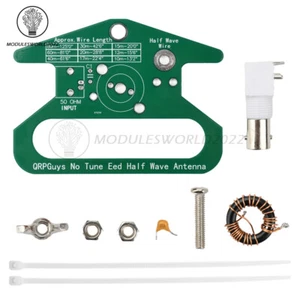 Przenośna antena półfalowa 50 omów bez dostrojenia zasilana końcem Zestaw DIY / Gotowy SWR ≤ 1,2 - Zdjęcie 1 z 16