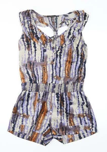 Vertigo Womens Polyester Blend Playsuit One-Piece Size XS Zip - Picture 1 of 12