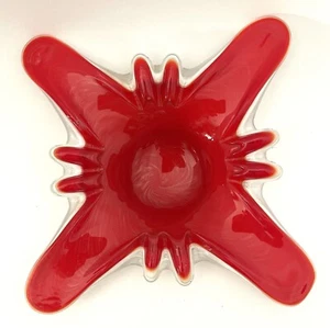 Fratelli Toso Murano MCM Bowl Ashtray HandBlown Glass 12” Italy READ - Picture 1 of 10