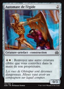 Magic MTG Tradingcard Aether Revolt 2017 Aegis Automaton 141/184 FRENCH - Imagen 1 de 1