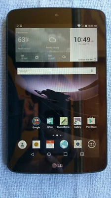 LG G Pad F 7.0 LK430 Sprint, clean ESN, cracked glass, good touch/lcd  T6 - Image 1 of 4