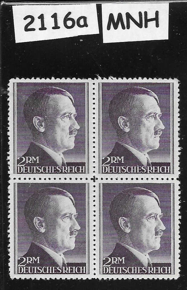 Bloco de selos MNH Sc 525 2RM Adolf Hitler era do Terceiro Reich/Perf 12.5 #2116a - Imagem 1 de 1