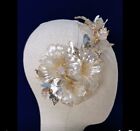 Vintage Floral Wire Wrapped Handmade Head Piece Hair Piece Bridal Hair