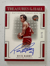 2016-17 Panini National Treasures of the Hall Rick Barry HOF Auto Autograph #/75