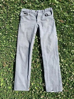 Vintage 1986 Levi's Gray Jeans Size 33 Made in USA - Image 1 of 4
