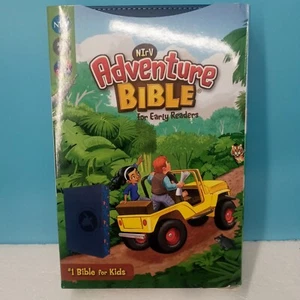 NIrV Adventure Bible for Early Readers Blueberry Leathersoft VERY GOOD - Picture 1 of 24