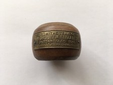 CWW1 VINTAGE FROM THE TEAK OF H.M.S.”QUEEN ELIZABETH”1915 SOUVENIR NAPKIN RING