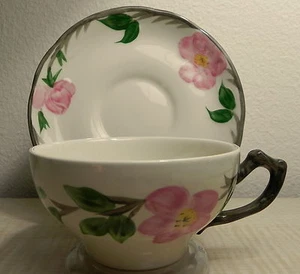 Vintage Franciscan Desert Rose Cup & Saucer ~ England ~ Exc Cond ~ More Avail - Picture 1 of 3
