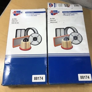 Lot of 2 - CarQuest Air Filters 88174 46174 E7TE9601A FA1046 PA2164 (5649) - Picture 1 of 5