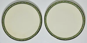 2 Lenox China Adrienne Salad Plates USA Gold Backstamp Platinum Trim 7-7/8" - Picture 1 of 5