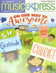 2017 NOS Awesome Sheet Music Express Student Magazine Vol 18 #1 10 Pack NEW - Picture 1 of 3