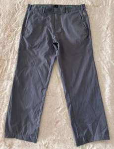 Pantalones deportivos de vestir de golf grises Adidas para hombre talla 34 x 30 desgaste activo rendimiento - Imagen 1 de 15
