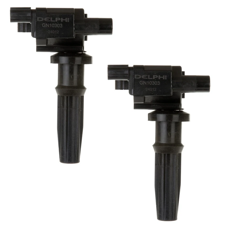 Комплект из 2 катушек прямого зажигания Delphi для Hyundai Santa Fe Kia Optima 2,4 л L4 - Изображение 1 из 1