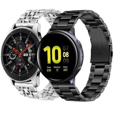 2 Pack Stainless Steel Band for Samsung Galaxy Watch 6 5 4 Active Gear Strap — 第 1/4 张图片
