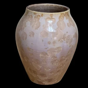 Ronnie Belden Kristallglasur Kunstkeramik Vase - Handarbeit Wind River KY COA - Bild 1 von 14