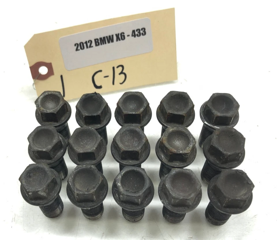 BMW X6 2008-2014 Juego de 15 tuercas de perno de rueda OEM. Foto 1 de 4
