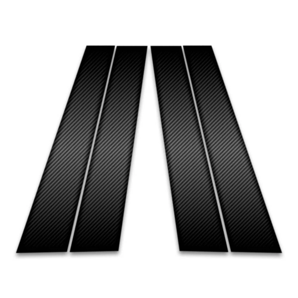 4pc Carbon Fiber Pillar Post Trim fits 2014-2019 Cadillac CTS - Image 1 of 1