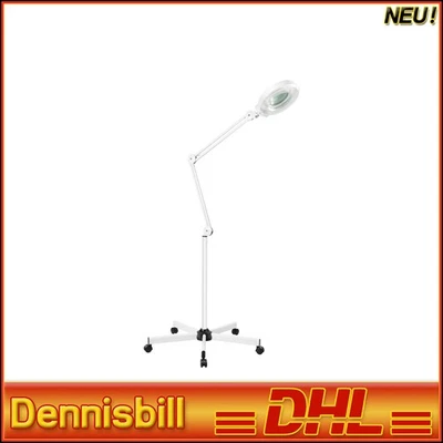 Kosmetische 8x Lupenlampe LED Lupenleuchte Rollstativ Kosmetik Arbeitsleuchte - Bild 1 von 4