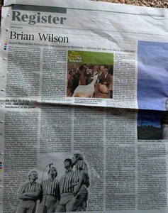Brian Wilson, Beach Boys founder -The Times double page obituary 12 June 2025 - Picture 1 of 3