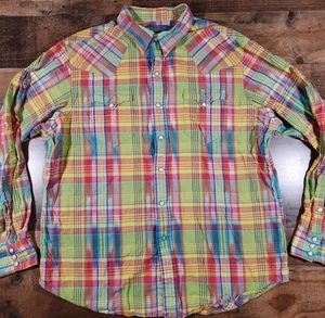 Vintage Polo Ralph Lauren Pearl Snap Hemd Herren XL Western Cowboy Rodeo - Bild 1 von 12