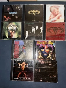 VAN HALEN/SAMMY HAGAR/DAVID LEE ROTH - 10 CD LOT-VG - BEST OF! RARE! - Picture 1 of 3