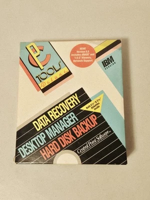 Central Point PC Tools 1989 versión Deluxe 5,5 dBase, 123 espectadores, con 51/4" y 31/2" Foto 1 de 4