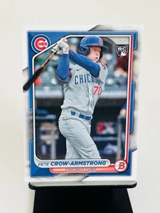 Pete Crow-Armstrong 2024 Bowman #85 Chicago Cubs RC Rookie - Picture 1 of 2