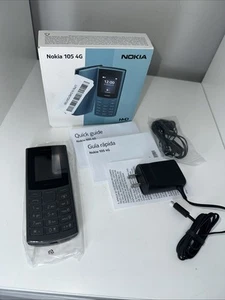 Nokia 105 4G | Dual SIM | GSM Unlocked Mobile Phone Black - New - Bild 1 von 16