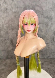 1:6 Anime Fire Beauty Rosa Ragazza Testa Scultura Adatto 12'' Femmina PH UD LD Figura Corpo - Foto 1 di 9