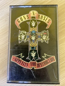 Guns N' Roses – Appetite For Destruction - 1987 - Cassette Tape - Picture 1 of 9