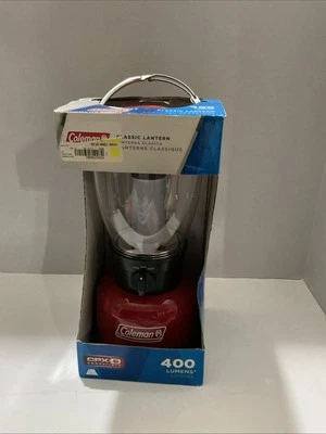 Nueva linterna LED Coleman Classic 400 lúmenes roja en caja  Foto 1 de 4