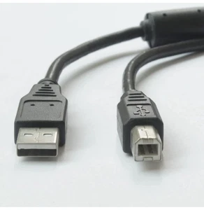 Long 15FT Printer Cable, USB 2.0 Cable-A-Male to B-Male HP Brother- 5m - Picture 1 of 2