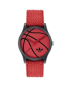 Adidas Originals Red Unisexs Analogue Watch Game One AOSY25027 - Picture 1 of 7